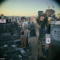 giantess collage city barefoot brunette asian giantesses kyojingirls