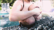 bikini breasts nipples crush collage city destruction cleavage buildings huge_breasts breast_crush airplane explosion animation shrunken_city manicure leanne_crow whirlpool