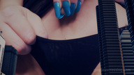 giantess collage buildings domination fingers between_fingers fingernails blue_nails loryelle