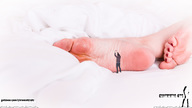 collage barefoot shrunken_person red_nails cinematic-gts