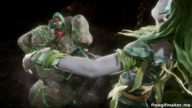 growth giantess giga foot_crush animation fatality mortal_kombat digital_render cetrion