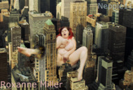 giantess collage nude masturbation city large_breasts destruction red_hair nepple11 roxanne_miller