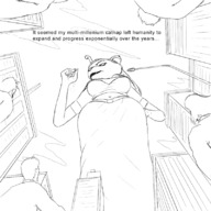 furry anthro city monochrome destruction barefoot story xtreme7 animation cat_girl aladdin disney belt raised_foot edit mirage sharp_nails