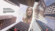 giantess collage mega barefoot buildings story airplane looking_down point_of_view looking_at_viewer shijedy