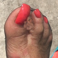 collage stockings shrunken_man between_toes red_nails msku stocking_entrapment