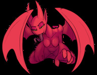 drawing giantess dragoness horns wings long_tongue lucia no_background forked_tongue pixelhat