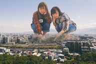 giantess collage city mega destruction brunette asian looking_down giantesses kyojingirls