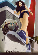 giantess crush clothed blood gore phone shorts unaware running sneakers outdoors imminent_crush multiple_tinys
