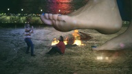 giantess crush collage feet raised_foot impending_doom loryelle