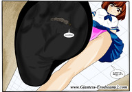 drawing giantess panties upskirt large_breasts shrinking brunette in_shoe school men teacher shrunken_woman ilayhu point_of_view giantess-erodreams2 erodreams