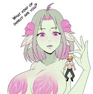 giantess nude shrunken_man flowers plants hendheld convenient_censorship