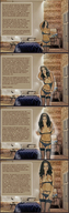 growth collage nude panties bed topless story mini_giantess indoors bedroom ripped_clothing pseudoclever
