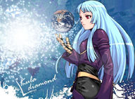 drawing giantess collage giga color long_hair planet red_eyes blue_hair kula_diamond amethyst_dizzy