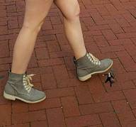 collage clothed walking shrunken_man sneakers outdoors missrissalynn