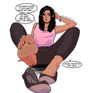 drawing crush feet long_hair blood in_shoe foot_crush guireyart10