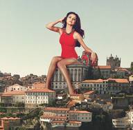 giantess collage buildings brunette sitting_on_building gtsrp