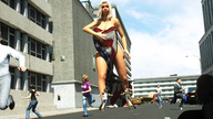 giantess city blonde long_hair walking outdoors flag running_away redfiredog digital_render rfd_comics kaylee