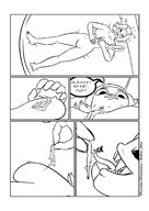drawing giantess nude alien comic monochrome penis licking smiling panels sharp_teeth antennae alternate_dimensions