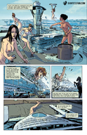 breasts drawing growth giantess nude city comic black_hair color long_hair destruction rampage brunette outgrowing_building short_hair giantesses dark_skin outdoors giantessfan panels