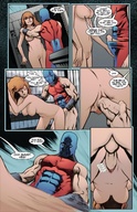 drawing giantess nude city mega comic large_breasts long_hair cum giant male penis sex couple giganta red_hair shade muscles mask costume dialogue panels dc_comics atom_smasher