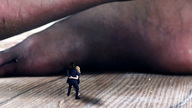 collage feet stockings shrunken_people point_of_view purple_nails loryelle