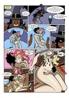 drawing growth giantess nude comic black_hair color large_breasts long_hair sex cleavage outgrowing_building red_hair mini_giantess witch dark_skin ripped_clothing dialogue panels pointed_ears drsgrowth