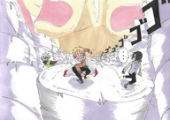 drawing giantess micro vore size_difference naruto sakura shrunken stomach shrunken_man open_mouth carpet point_of_view annahketsuno