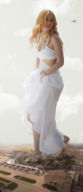 giantess collage city blonde long_hair destruction barefoot cleavage airplane walking outdoors bracelet