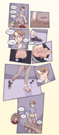 drawing comic butt_crush in_shoe shrunken_man under_foot revenge jj-psychotic