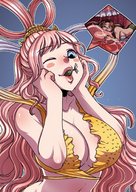 bikini drawing giantess vore color tongue one_piece saliva anime mermaid shirahoshi ecchipandaa