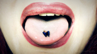 collage vore tongue shrunken_man on_tongue parted_lips loryelle
