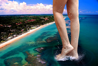 giantess collage city beach barefoot buildings wet outdoors cheshirecat