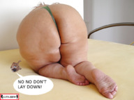 collage toes barefoot soles bed bbw crawling indoors big_butt dialogue gts-bbw
