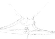 drawing nude panties monochrome cum wet shrunken_man panty_entrapment