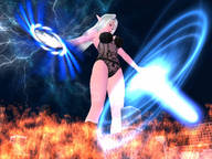 giantess white_hair city destruction clothed elf june_jules