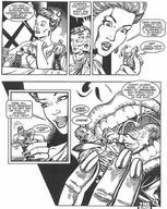drawing giantess manga comic monochrome anime