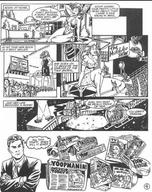 drawing giantess manga comic monochrome anime