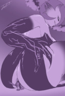 drawing giantess pokemon furry anthro monochrome butt butt_crush grinning low_angle sitting gardevoir asshole looking_back slit_pupils squeezing jora-bora looking_at_tiny dynamax pokemon_sword_and_shield nessa_(pokemon) hamilton4 phazon spectrevoir