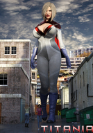 giantess blonde large_breasts cleavage angry superhero short_hair titania rfd_comics jackofbullets