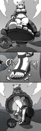 crush micro comic monochrome blood low_angle sandals foot_crush cruel fairy_tail dragons mspaintgts brandish