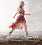 giantess crush collage city mega blonde long_hair destruction barefoot smiling shakira running outdoors megalover93