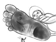 giantess toes soles dirty point_of_view commission swamp_angel