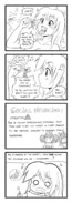 drawing giantess karbo vore comic monochrome long_hair story humor dangle outdoors inside_stomach dialogue panels source_needed cutaway coronavirus crisis_(felarya)