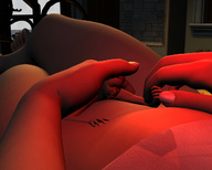 gentle handheld carg shrunken_woman crotch digital_render