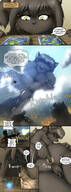 drawing nipples insertion nude pussy furry blushing anthro comic black_hair color large_breasts butt clit shrinking fox low_angle yellow_eyes anal_insertion looming shrunken_people asshole indoors shrunken_city dialogue black_fur hand_on_buttcheek notbad621 narration kaaly home_sweet_worlds