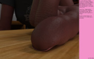 micro clothed finger story shrunken_man looking_down indoors necklace digital_render black daniel3gp