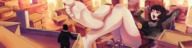 drawing giantess crush feet vore city color destruction barefoot brunette brown_eyes lying_down open_mouth between_fingers on_kinky beatricegiganta