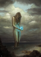 drawing giantess nude color beach bird ships crystal_ball melissa_houpert