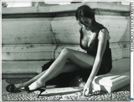 gentle collage monochrome handheld high_heels shrunken_men grabbing