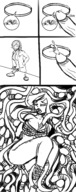 micro futanari cum penis looming shrunken_woman trapped scientist sperm stuck magnifiying_glass tied_down holding_penis onioniogre